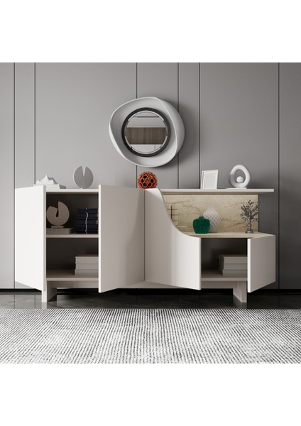 Alonex Home 180 cm Line Konsol, Modüler Konsol, Ekonomik Konsol, Tv Konsolu fiyatları