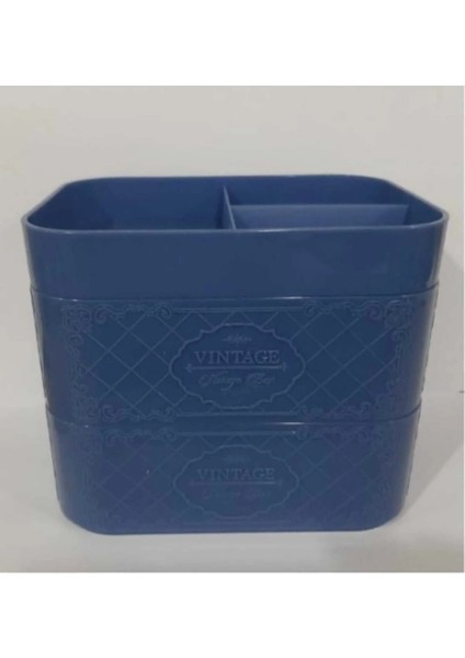 Mavi Plastik Masaüstü Organizer 3 Parça fiyatları