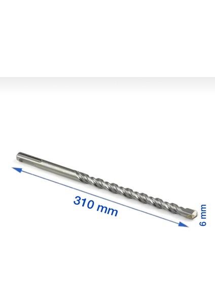 Sds Plus Beton Delme Matkap Ucu 6X310 mm fiyatları