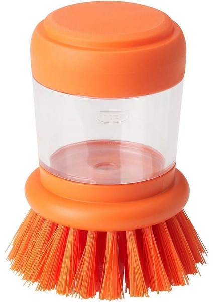 Parlak Turuncu Deterjan Hazneli Temizlik Fırçası, Kullanışlı ve Şık Tasarım fiyatları