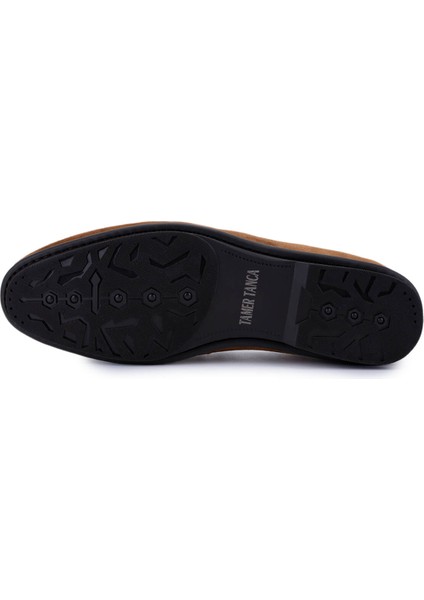 Erkek Hakiki Deri Kahverengi Loafer Ayakkabı 374 1900 Erk Ayk Y25 Sıgaro Suet fırsatları