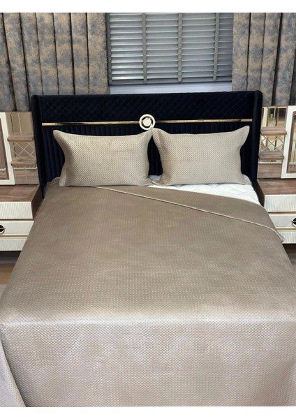 Nivemeshome Yatak Ötüsü Çift Kişilik 240X260 Bej Toskana