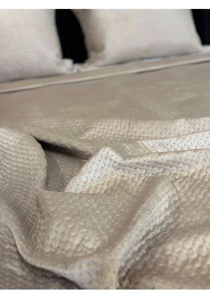 Nivemeshome Yatak Ötüsü Çift Kişilik 240X260 Bej Toskana modelleri