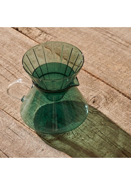 Tapered Filtre Kahve Demliği Yeşil (700 cc)