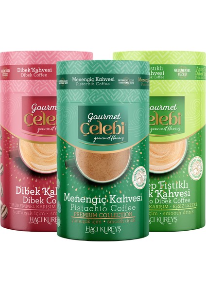 Dibek, Menengiç, Fıstıklı Dibek Kahvesi 3'lü Paket - 250 gr x 3 Adet