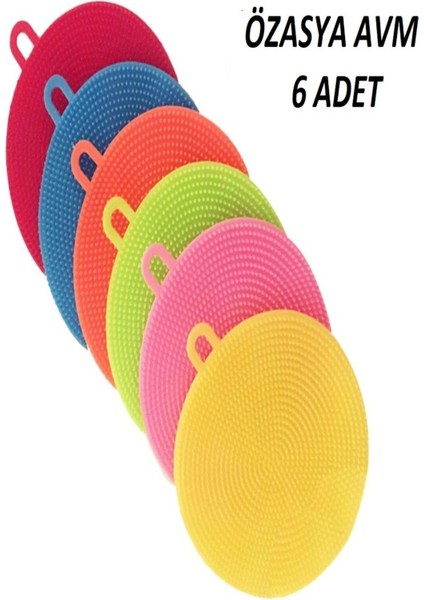 6'lı Silikon Bulaşık Yıkama Fırçası Seti, Tükenmeyen, Dayanıklı, Pratik Kullanım fiyatları