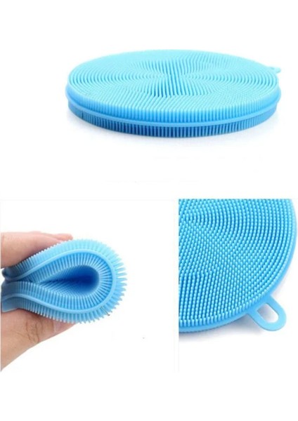 Pratik Tekli Silikon Bulaşık Fırçası, Tava ve Sebze Temizleme fiyatları