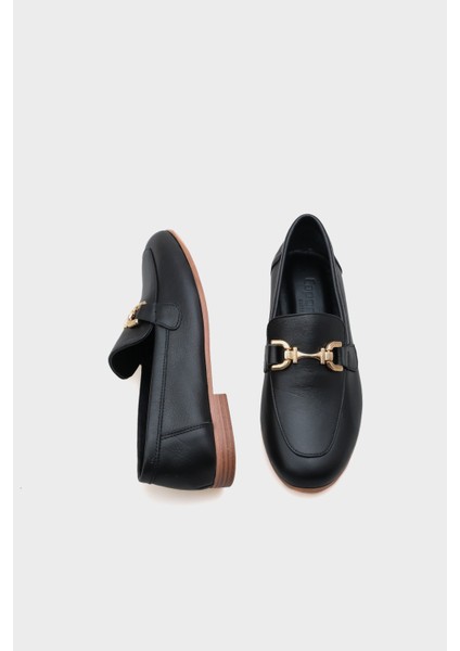 Deri Kadın Loafer