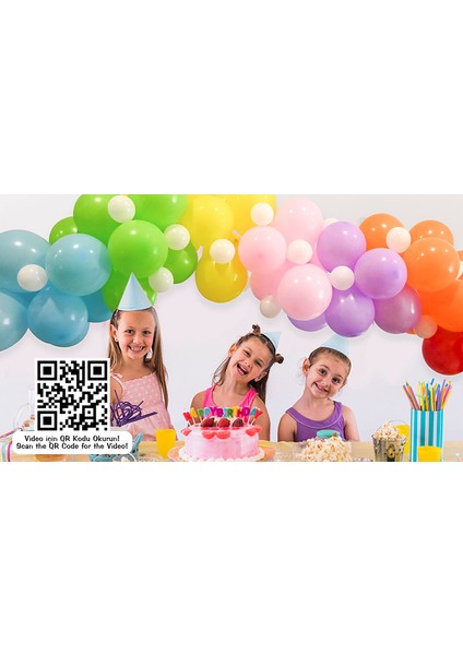 Balon Dekorasyon seti Bahar Temalı Bahçe Kutlaması doğum günü parti seti 70 balon+ balon yapıştırıcı +balon zincirli set fiyatları