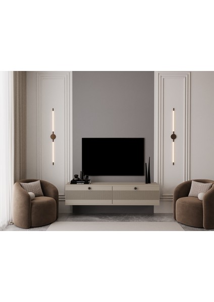 Melura Tv Ünitesi - Tv Sehpası 140 cm Duvara Monte %100 Mdf