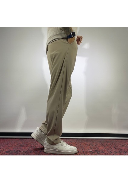 Pile Detaylı Baggy Kumaş Pantolon indirimleri