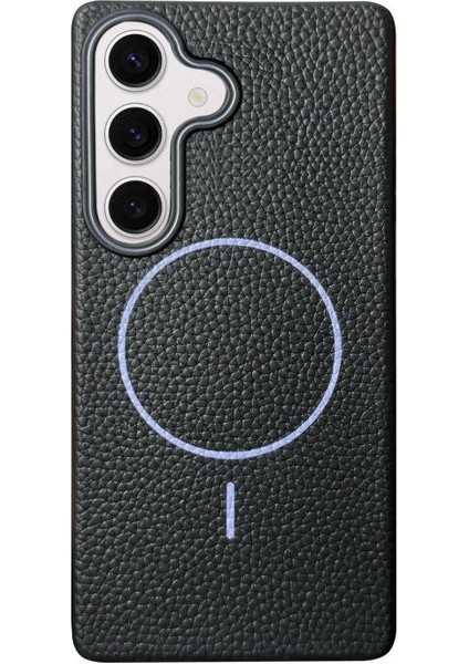 Samsung Galaxy A16 Kılıf Riva Litchi Suni Deri Kapak