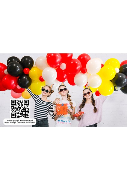 Balon Dekorasyon seti Dinamik Kırmızı Erkek-veya Kız Çocuk Temalı doğum günü parti seti 70 balon+ balon yapıştırıcı +balon zincirli set fırsatları