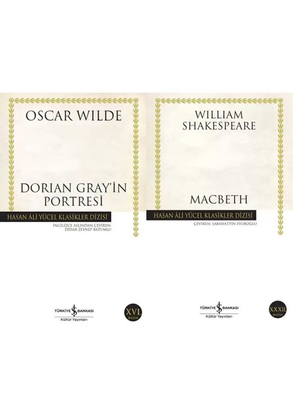 Dorian Gray'in Portresi-Macbeth Oscar Wilde-William Shakespeare Kitap Dünya Edebiyatı Roman Tiyatro