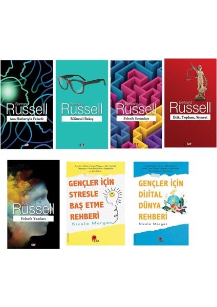 Set Bertrand Russell Ana Hatlarıyla Felsefe – Bilimsel Bakış–felsefe Sorunları 2kitapve 2 Kitap