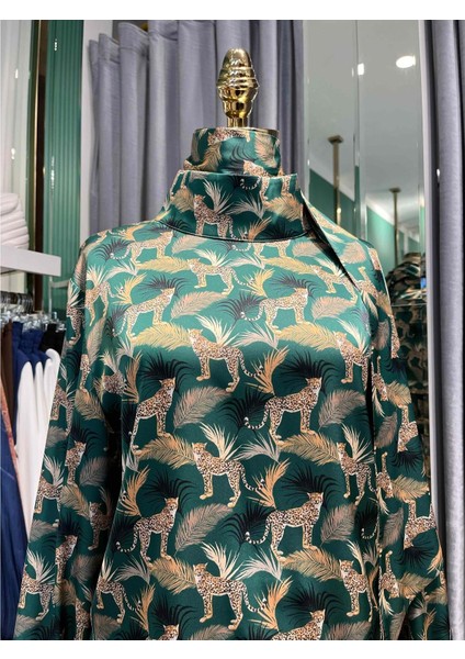 Nars Kaplanlı Krep Bluz - Desenli - 2 fırsatları