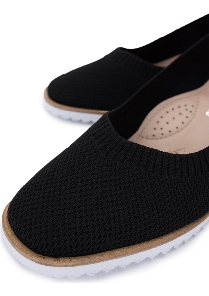 Kadın Deri & Tekstil Siyah Topuklu Ayakkabı 923 5002 Bn Ayk Y25 Sıyah modelleri