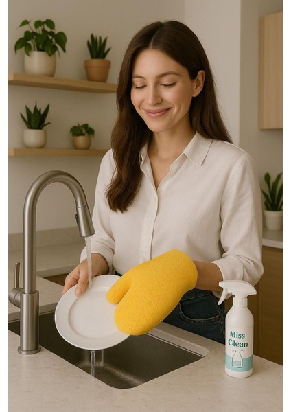 Pratik ve Dayanıklı Bulaşık Süngeri ve Eldiveni Seti ile Temizlik Kolaylığı fiyatları