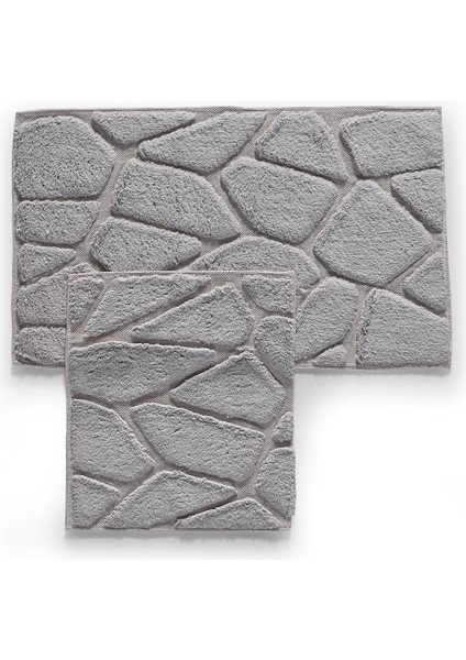 Grano Banyo Paspas Seti Gri indirimleri