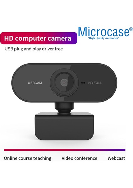 1080P 360 Dönerli Mandal Kıskaçlı Full Hd Webcam Kamera ZR811 - AL5148 modelleri