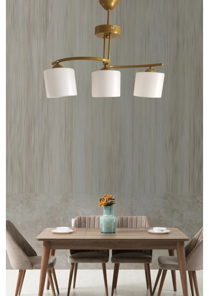 Melek Beyaz Camlı Avize