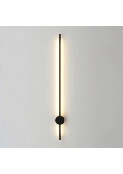 Kumsal Modern Dekoratif LED Duvar Aplik Siyah