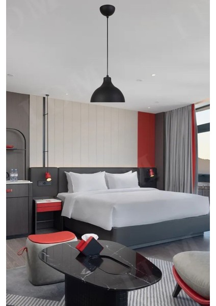 Modern Retro Metal Tekli Avize