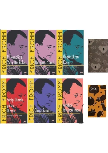 Erich Fromm- Dinleme Sanatı - Psikanalize Yeni Bir Bakış - Özgürlükten Kaçış Defter Hediye