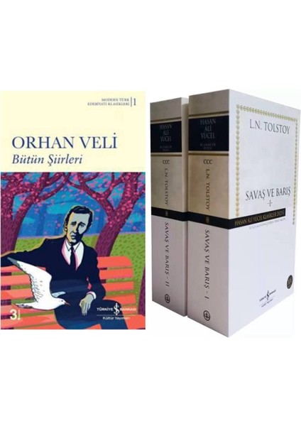 Bütün Şiirleri - Orhan Veli Kanık - Savaş ve Barış (2 Cilt Takım) - Lev Nikolayeviç Tolstoy