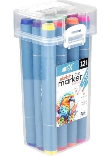 Art-X Sketch Marker Çift Taraflı Kalem Seti 12'li fiyatları