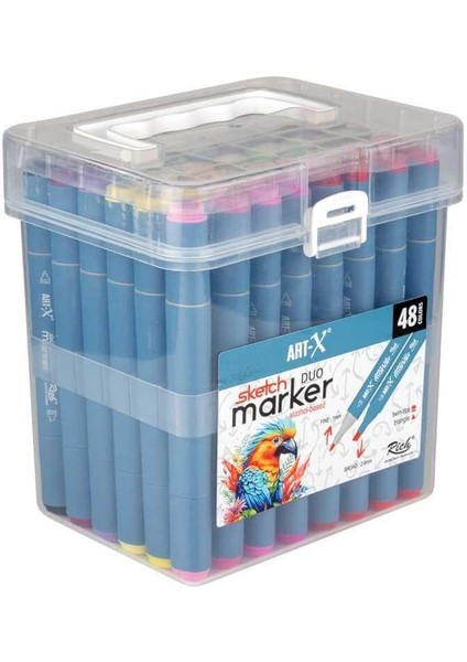 Art-X Sketch Marker Duo 48li Set 18049 fiyatları