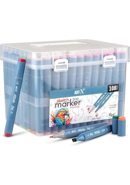 Art-X Sketch Marker Duo 108 Li Set 18052