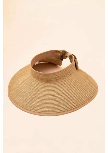 Ithal Camel Fiyonklu Katlanır Güneş Koruyucu Hasır Vizör Şapka fırsatları