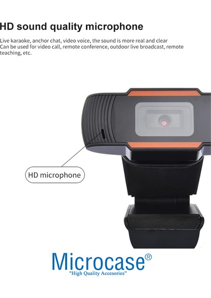 720P 360 Dönerli Mandal Kıskaçlı Hd Webcam Kamera ZR806 - AL5152 modelleri