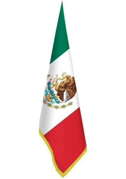Meksika Bayrağı - Ofis-Makam-Toplantı Odaları - Saçaklı Makam Bayrağı