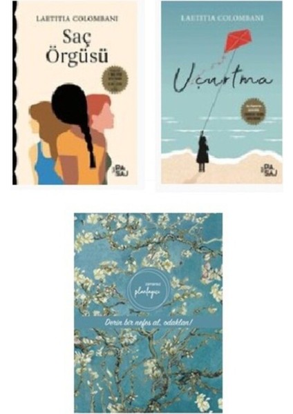 Set Zamansız Planlayıcı - Derin Bir Nefes Al Odaklan Saç Örgüsü - Uçurtma