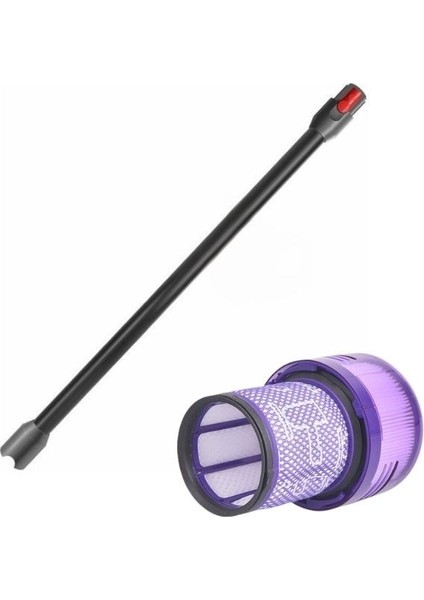 Dyson V12 Detect Slim ile Uyumlu Boru ve Filtre Seti
