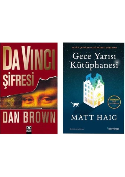 Da Vinci Şifresi Dan Brown - Gece Yarısı Kütüphanesi Matt Haig