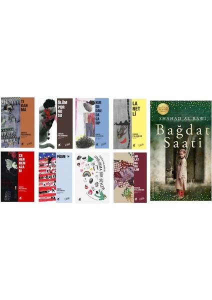 Chuck Palahniuk Set 8 Kitap - Bağdat Saati Hediye