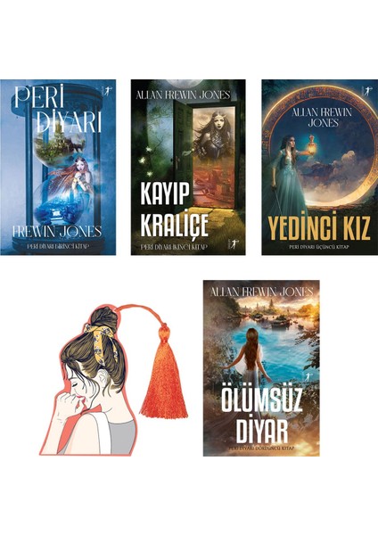 Peri Diyarı -Serisi Full 4kitap- Allan Frewin Jones - Kayıp Kraliçe - Yedinci Kız - Ölümsüz Diyar