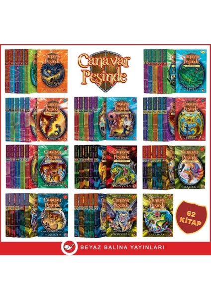 Canavar Peşinde Set 62 Kitap - Adam Blade