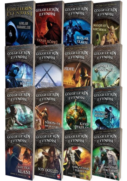 Gölgelerin Efendisi Seti 16 Kitap Takım