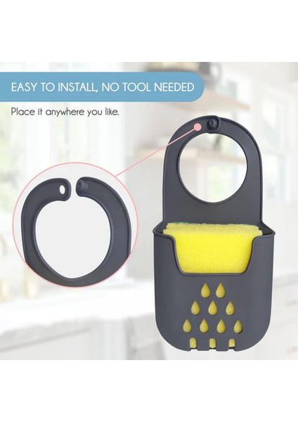 Pratik Silikon Lavabo Düzenleyici Askılı Süngerlik, Şık ve Kullanışlı Tasarım modelleri