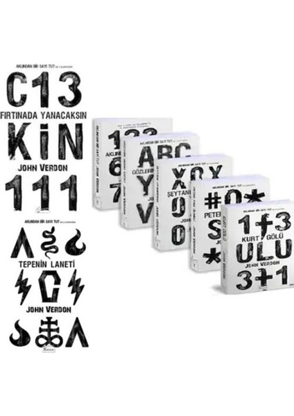 John Verdon Polisiye Set - (7 Kitap) / Aklından Bir Sayı Tut - Tepenin Laneti