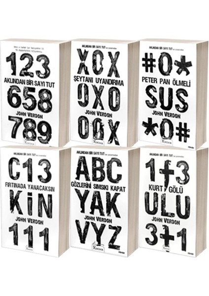 John Verdon Polisiye Set - (7 Kitap) / Aklından Bir Sayı Tut - Tepenin Laneti indirimleri