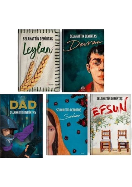 Selahattin Demirtaş Kitap Seti - Dad - Leylan - Seher- Devran - Efsun