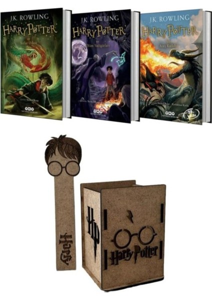 Harry Potter ve Sırlar Odası Harry Potter ve Ölüm Yadigarları-Ateş Kadehi Kalemlik ve Ayraç Hediye