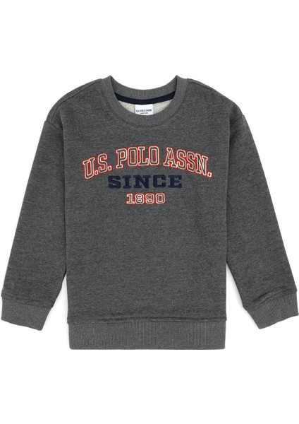 Erkek Çocuk Antrasit Melanj Sweatshirt 50313843-VR081