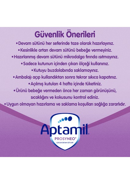 Prosyneo 2 Prebiyotikli Probiyotikli Devam Sütü 800 gr