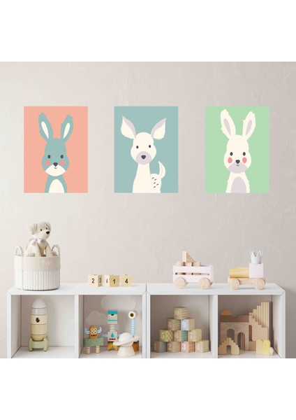 Kendinden Yapışkanlı Çocuk Odası Sevimli 35X50 cm 3 Adet